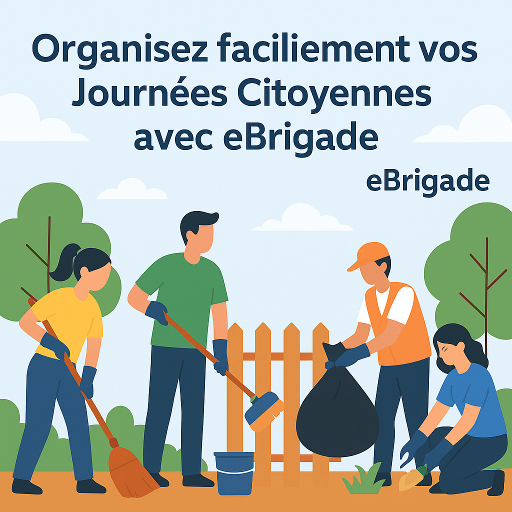 🛠️ Organisez facilement vos Journées Citoyennes avec eBrigade !